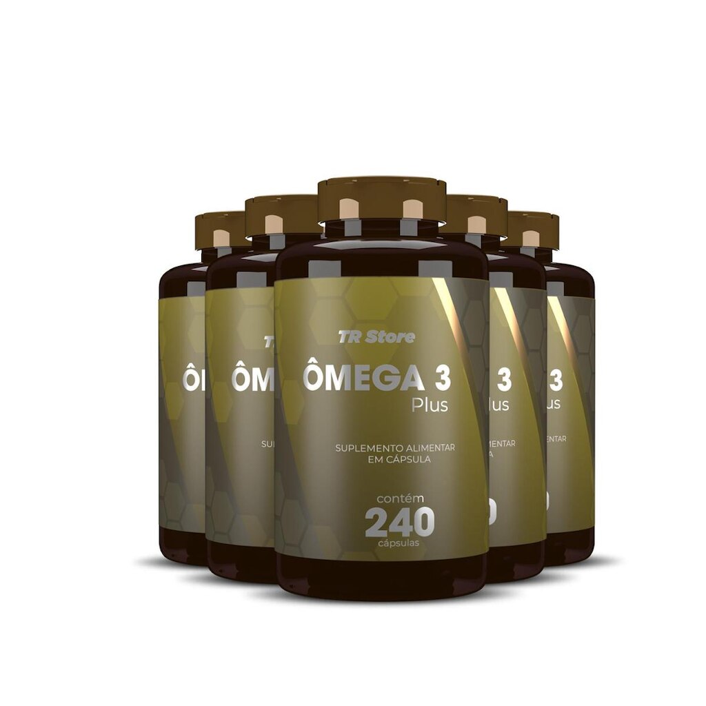 Ômega 3 Plus Epa+Dha Tr Store 240 Caps com 5