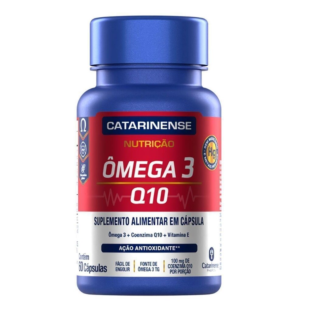 Ômega 3 Q10 - 60 Cápsulas - Catarinense