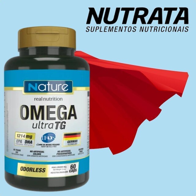 Ômega 3 Ultra TG EPA DHA 120 Capsulas Nutrata