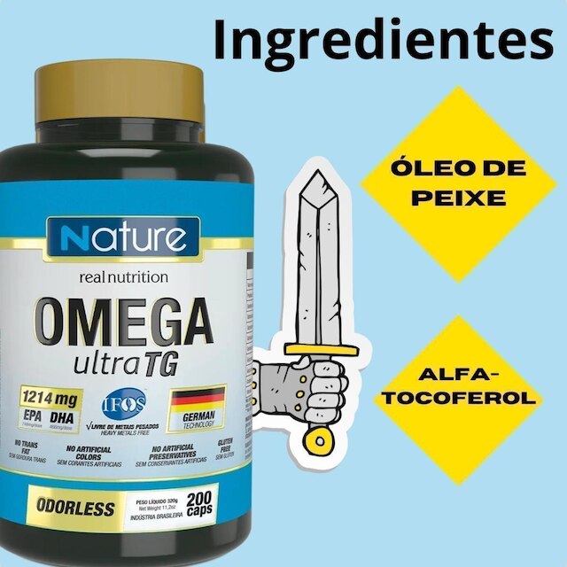 Ômega 3 Ultra TG EPA DHA 200 Capsulas Nutrata