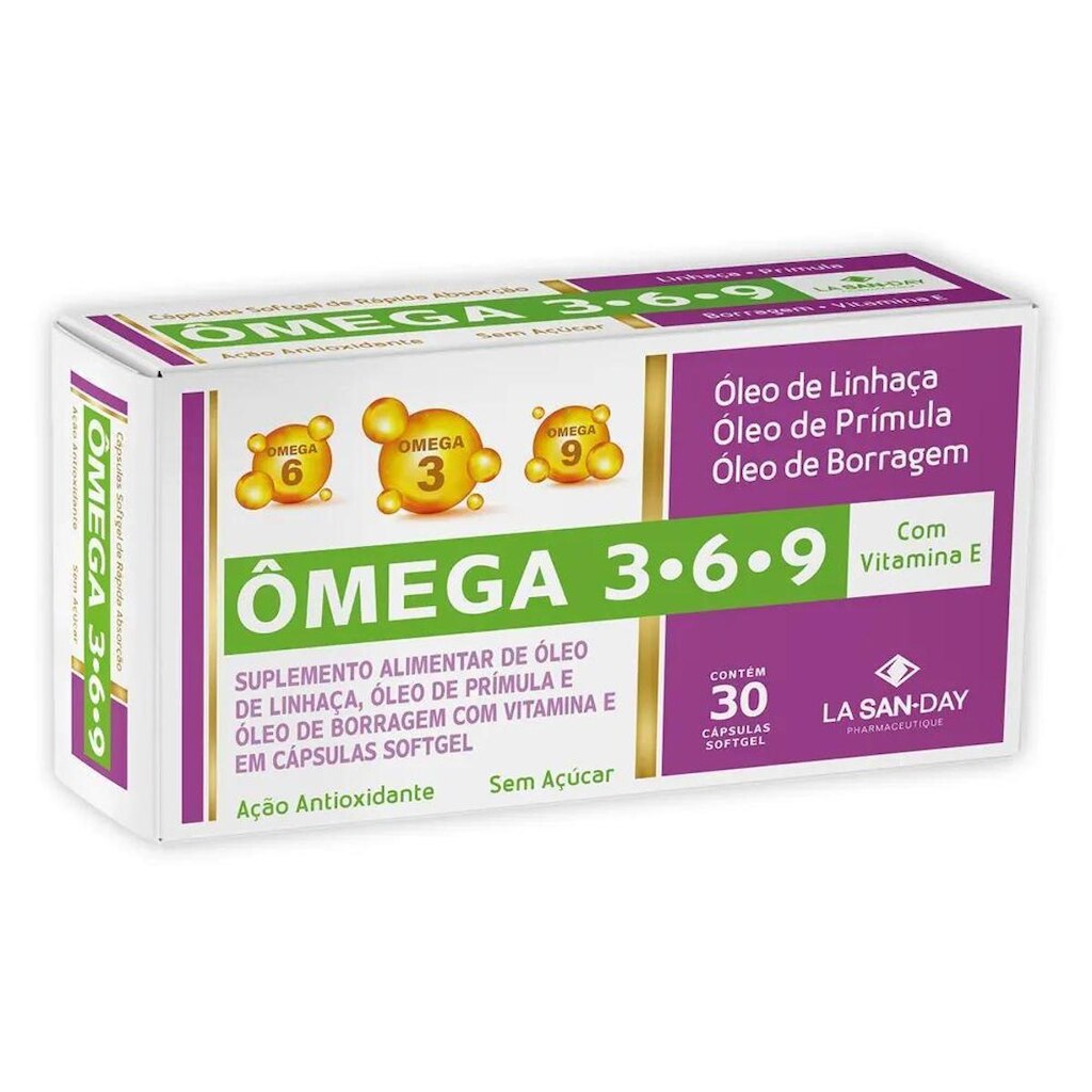 Ômega 3.6.9 30 Cápsulas La SanDay