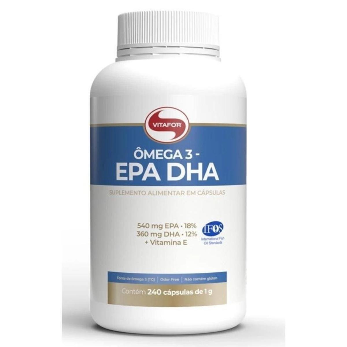 Menor preço em Ômega For 3 EPA DHA 240 Cápsulas Vitafor