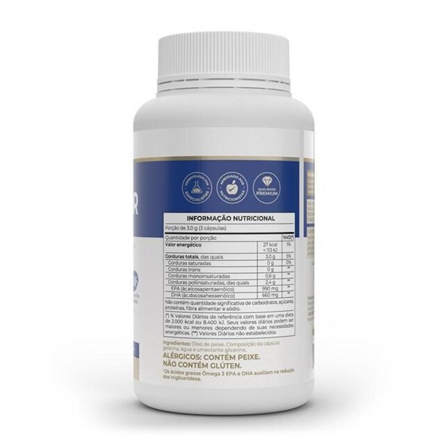 Omegafor Vitafor Cápsulas Ômega 3 Dha 660mg Epa 990mg