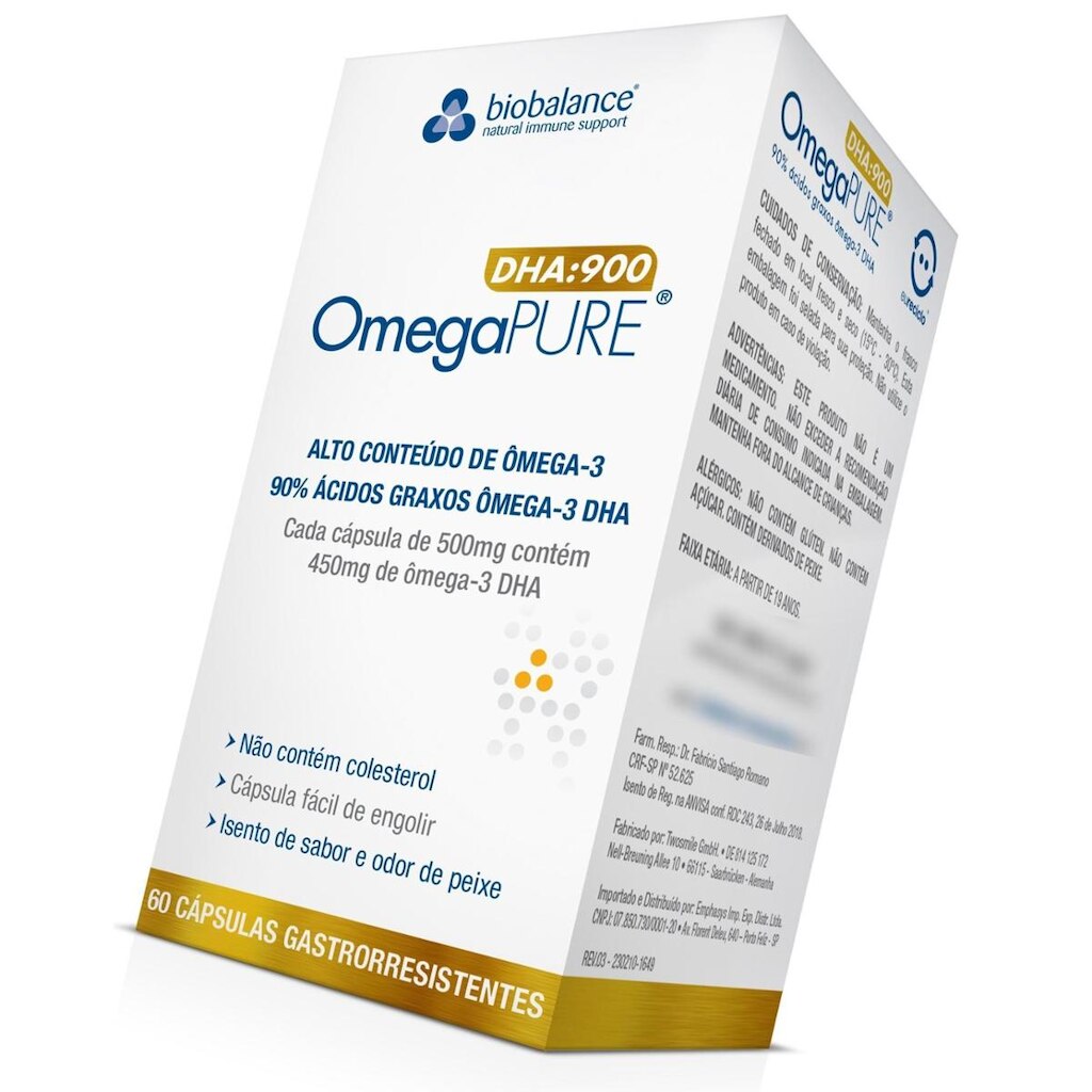 Omegapure DHA 900 Biobalance O Melhor Ômega 3 Para Nutrição Cerebral