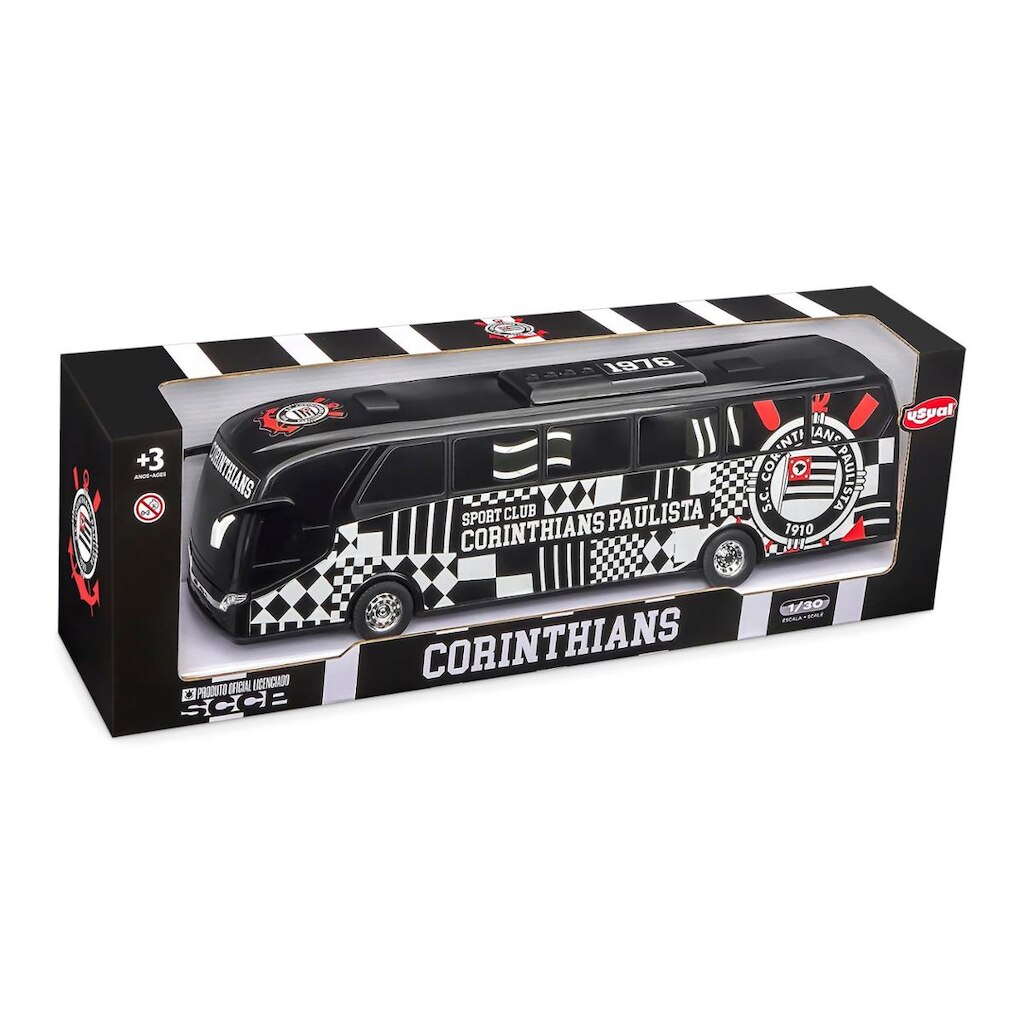 Ônibus Miniatura Corinthians Réplica Timão