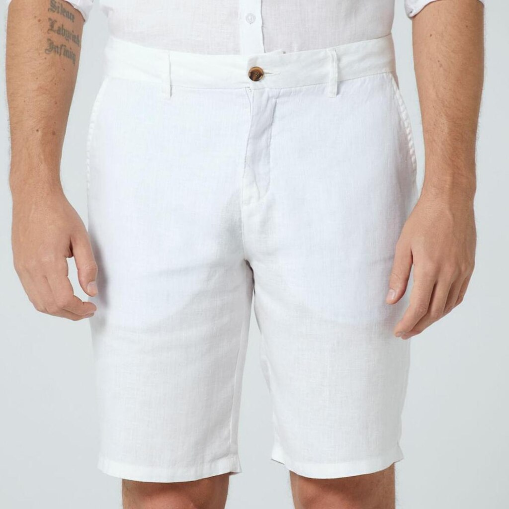 Original Penguin Bermuda Chino de Linho Branca Original Penguin