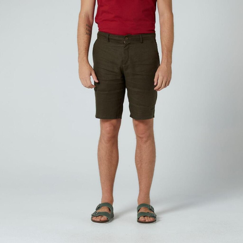 Original Penguin Bermuda Chino de Linho Verde Original Penguin