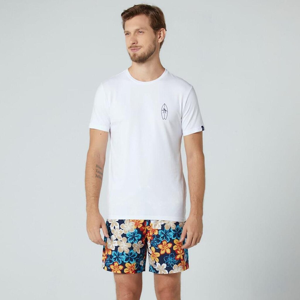 Original Penguin Camiseta Branca Original Penguin