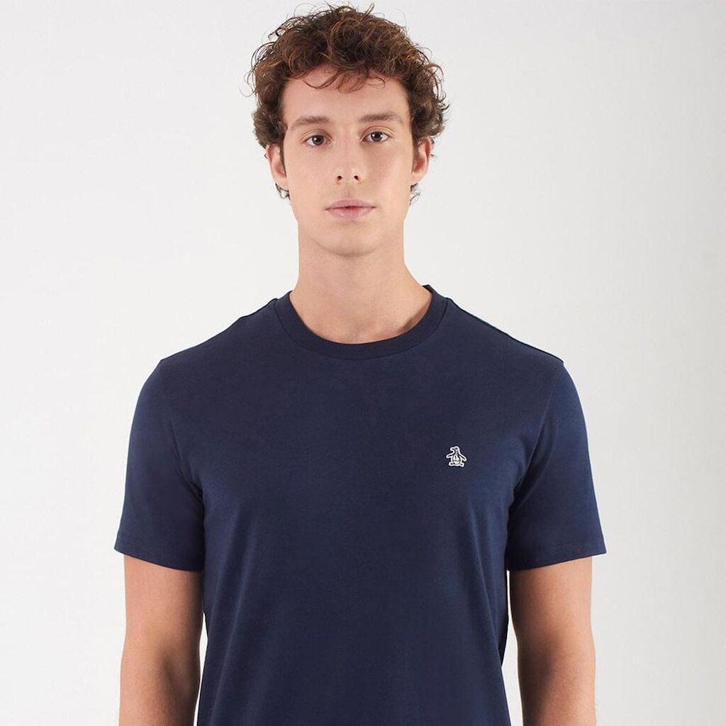 Original Penguin Camiseta Patch Original Penguin Marinho