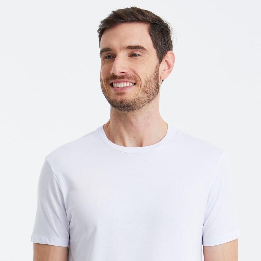 Original Penguin Camiseta Pima Branca Original Penguin