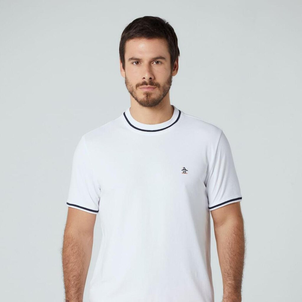 Original Penguin Camiseta Piquet Branca Original Penguin