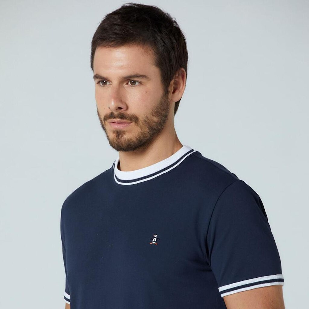 Original Penguin Camiseta Piquet Marinho Original Penguin