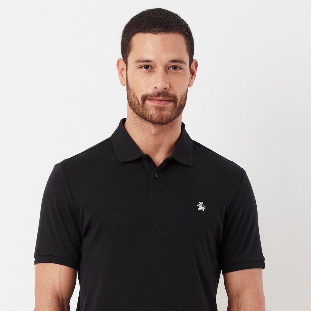 Original Penguin Polo Interloque Original Penguin Preta