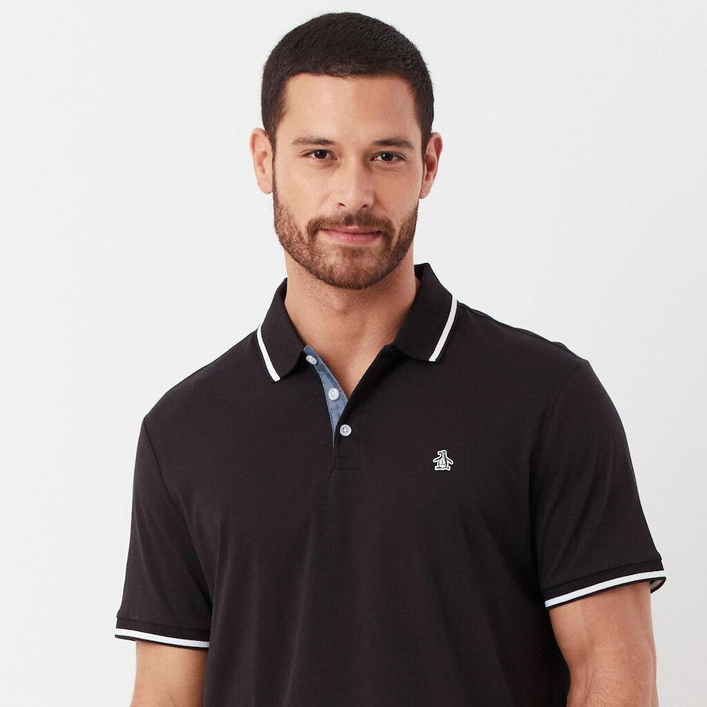 Original Penguin Polo Jersey Lisa Preta Original Penguin