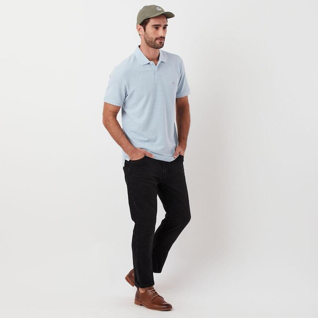 Original Penguin Polo Piquet Azul Original Penguin