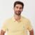 Original Penguin Polo Piquet Patch Amarela Original Penguin - Amarelo