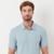 Original Penguin Polo Piquet Patch Azul Original Penguin - Azul