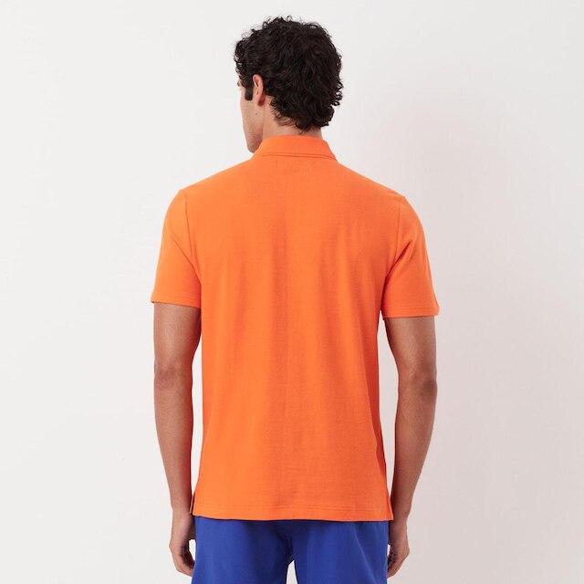 Original Penguin Polo Piquet Patch Laranja Original Penguin
