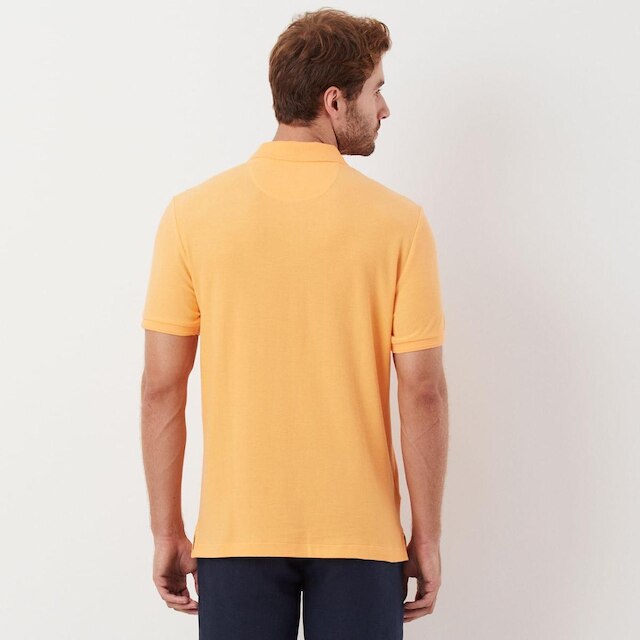 Original Penguin Polo Piquet Patch Laranja Original Penguin