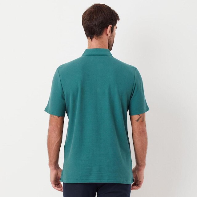 Original Penguin Polo Piquet Patch Verde Original Penguin