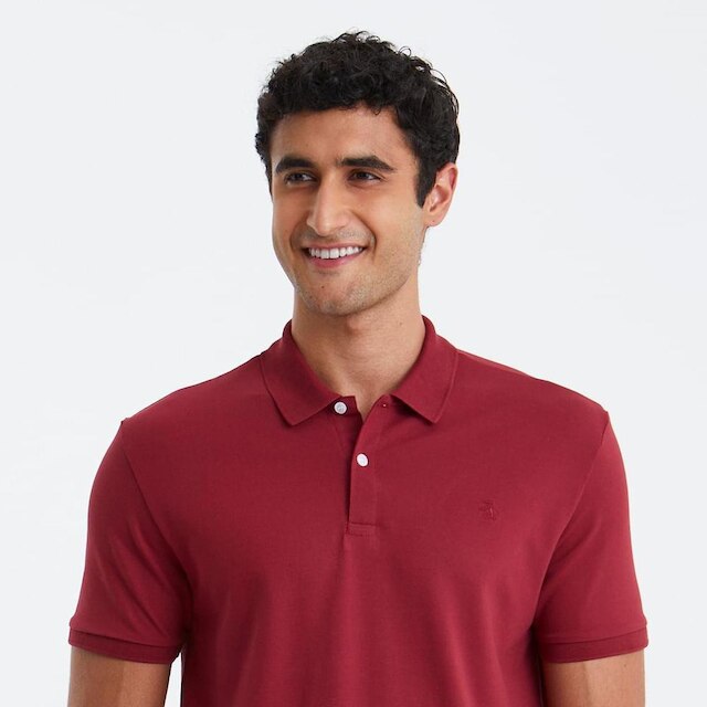 Original Penguin Polo Piquet Pima Magenta Original Penguin