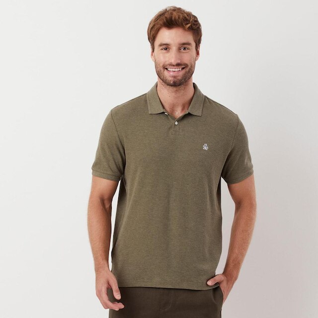 Original Penguin Polo Piquet Verde Original Penguin