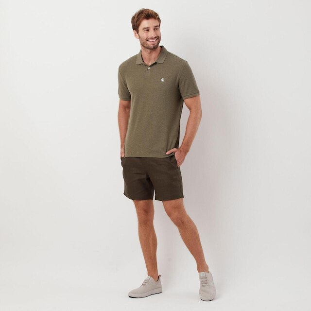 Original Penguin Polo Piquet Verde Original Penguin