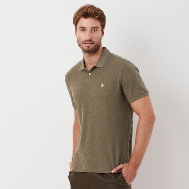 Original Penguin Polo Piquet Verde Original Penguin