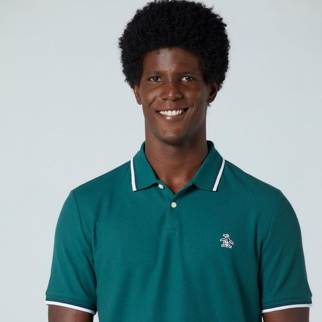 Original Penguin Polo Piquet Verde Original Penguin