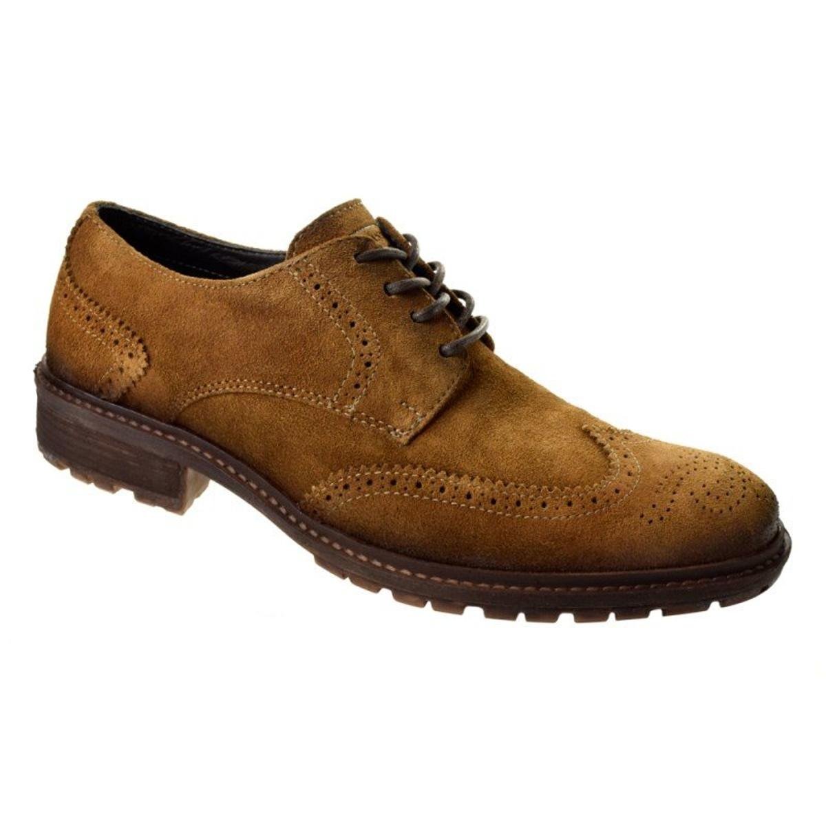 Oxford Camurça Brogue Constantino Masculino - Marrom | Zattini