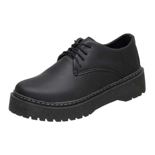 Oxford Feminino 3ls3 Casual - Preto