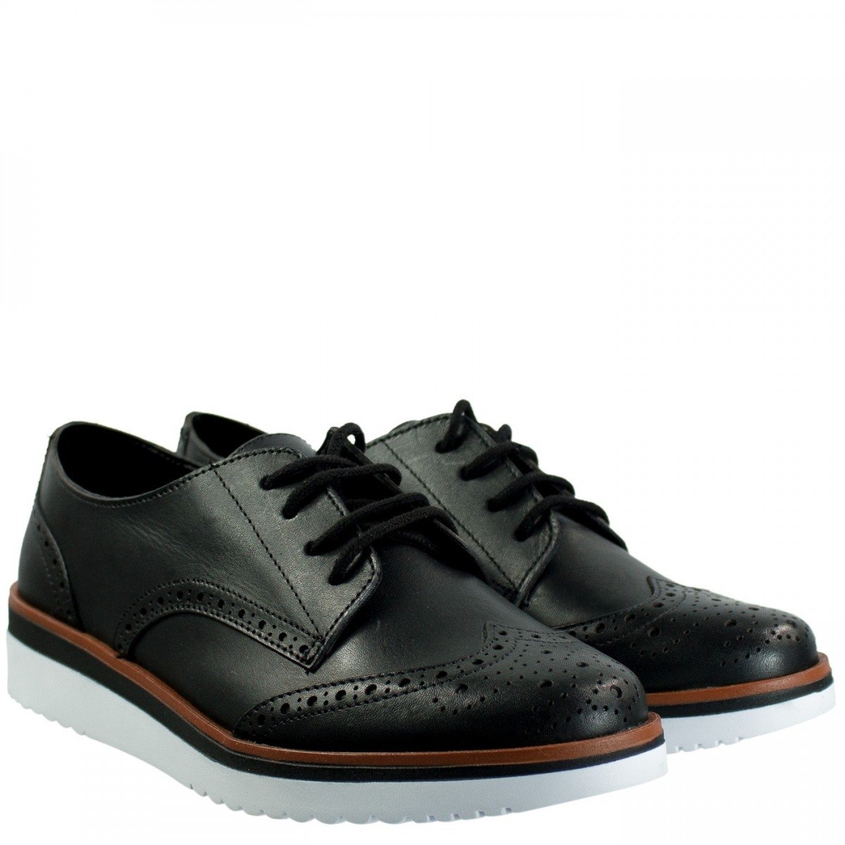 sapato oxford feminino luz da lua