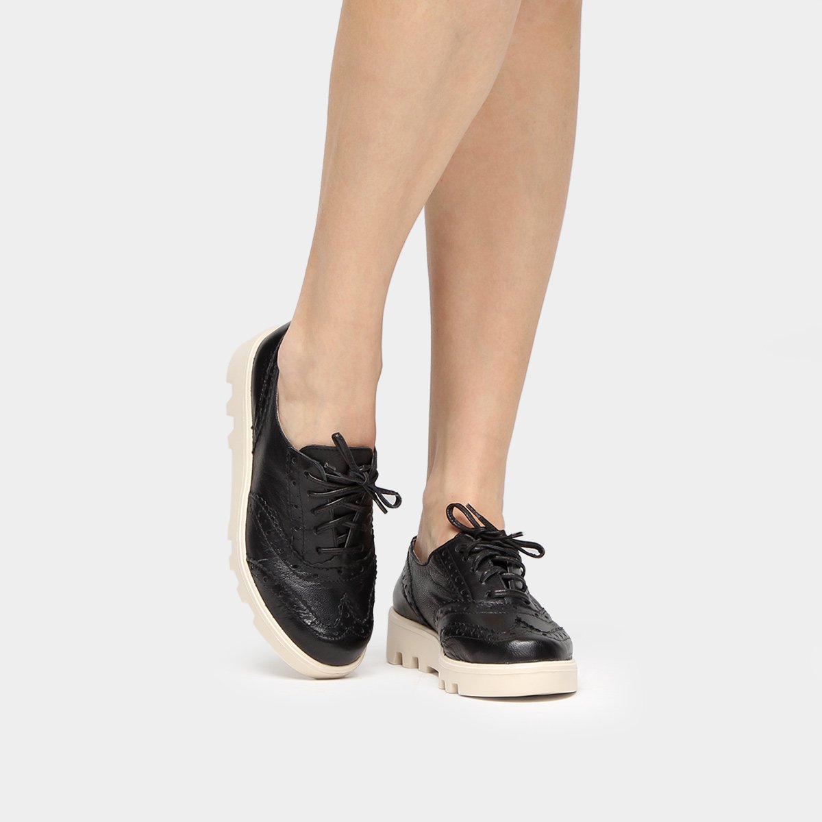 sapato oxford feminino luz da lua