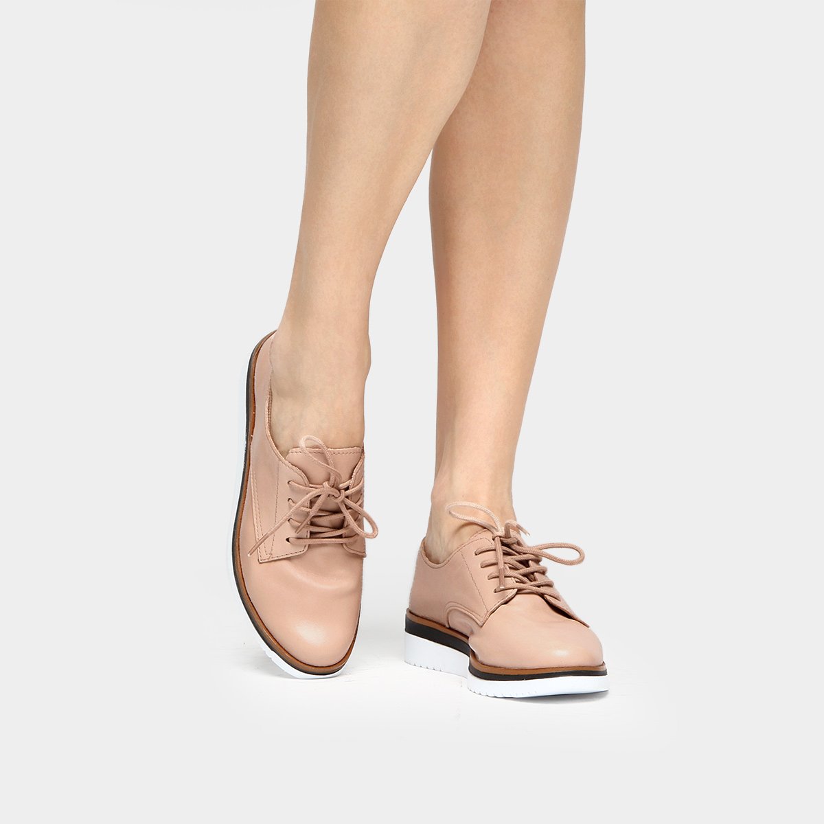 sapato oxford feminino luz da lua