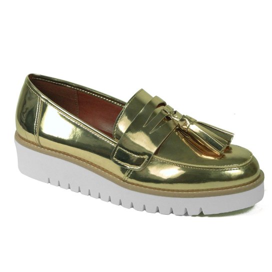 Oxford Parô Metalizado - Dourado