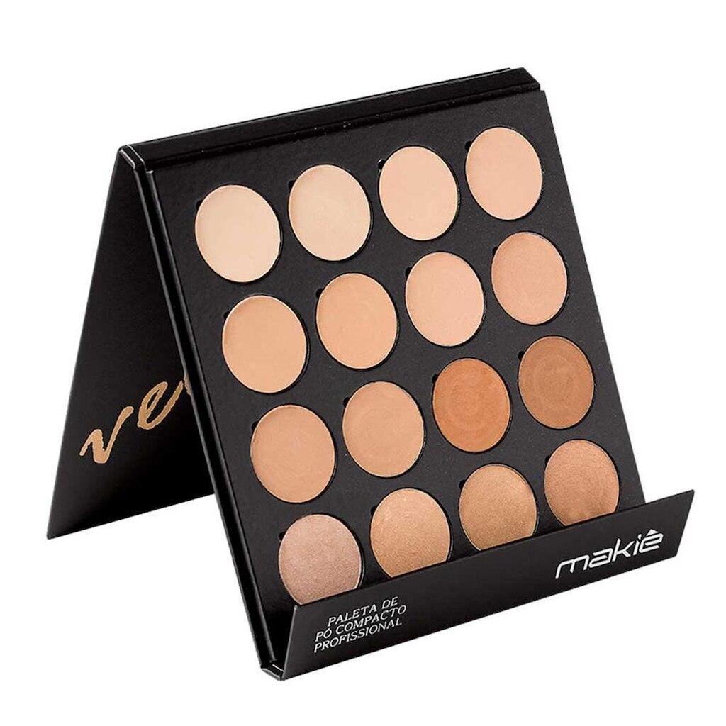 Paleta de Pó Compacto Makiê Velvet 1Un
