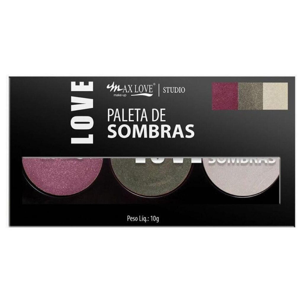 Paleta de Sombras Max Love 10g Cor 4