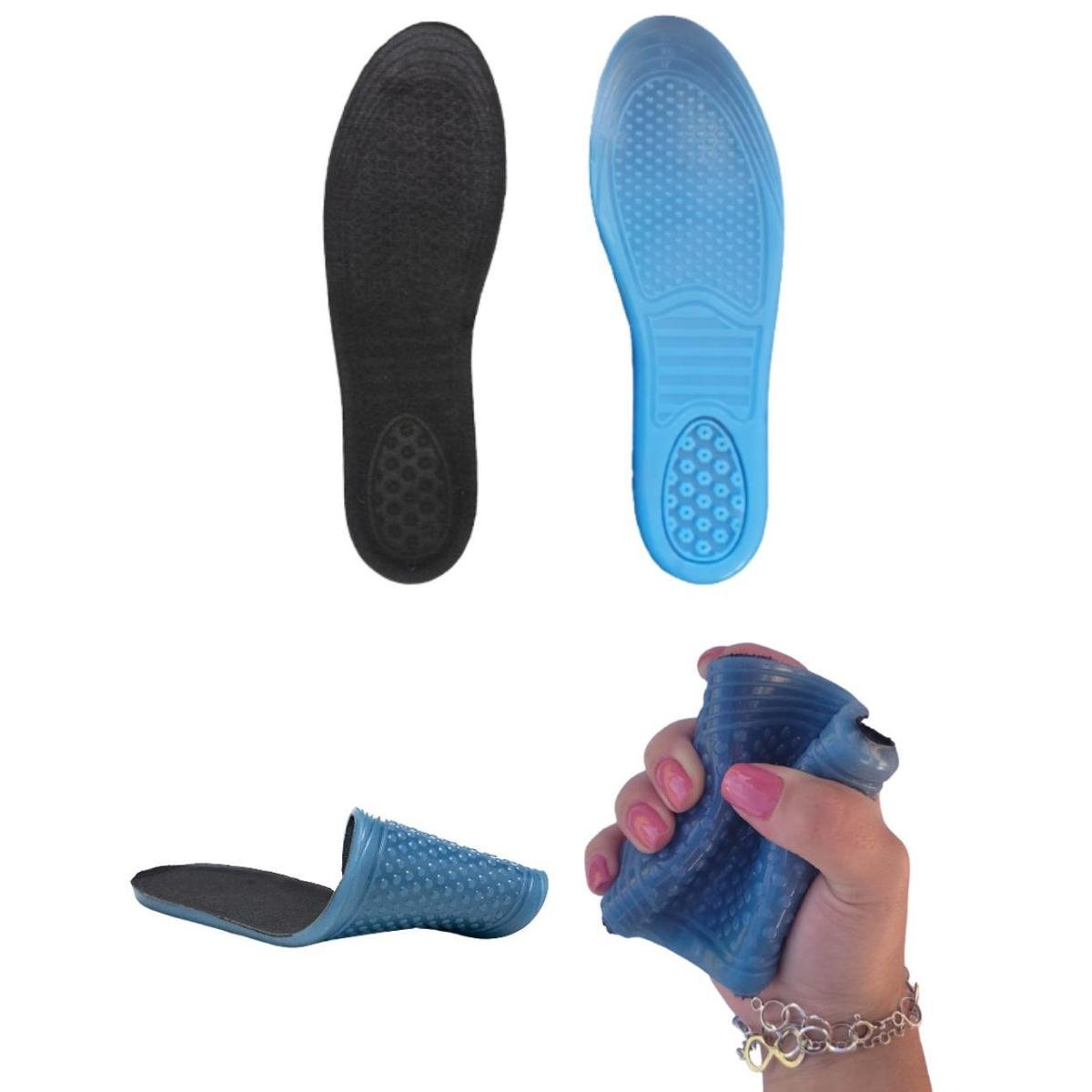 Palmilha Ortopédica Gel Silicone Confortável Para Dores Menor preço em Palmilha Ortopédica Gel Silicone Confortável Para Dores