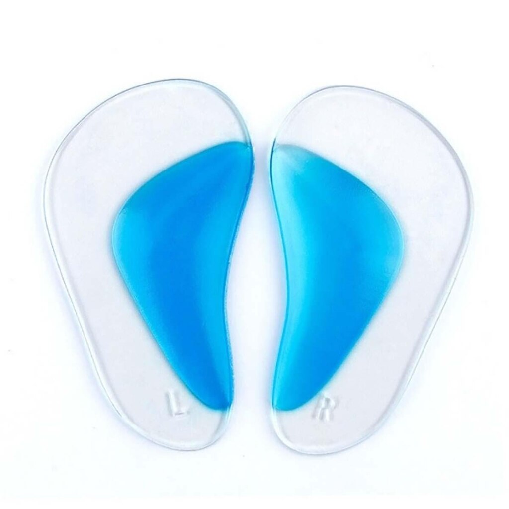 Palmilha Swg Gel Silicone Massageadora Curva Do Pé 3/4 Confortavel