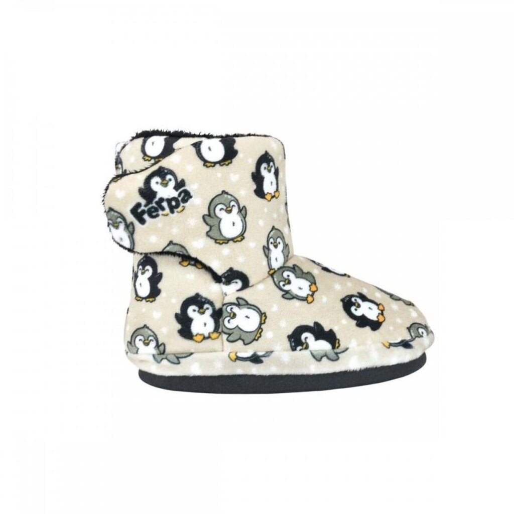 Pantufa 1309 Pinguim Forrada Lã Pelinho