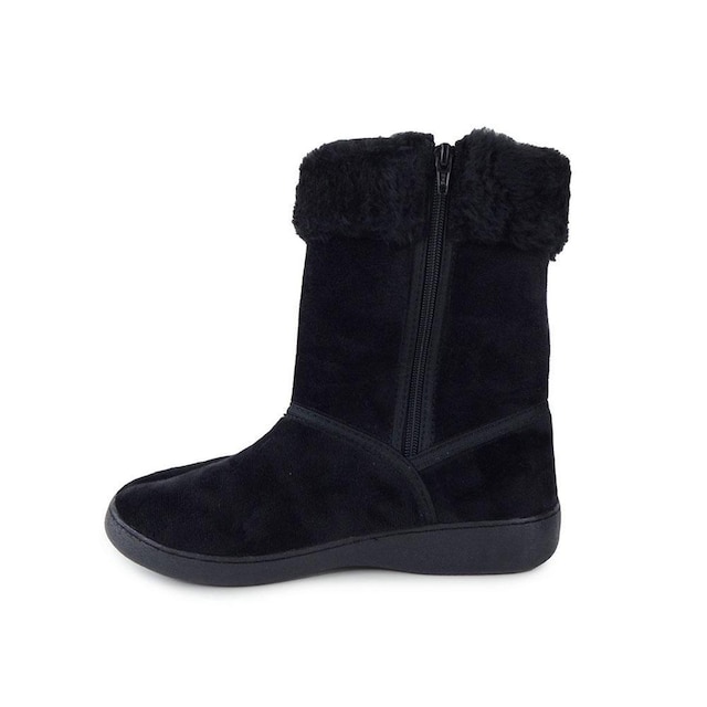 Pantufa Bota Specht Feminina Plush Preto - 507