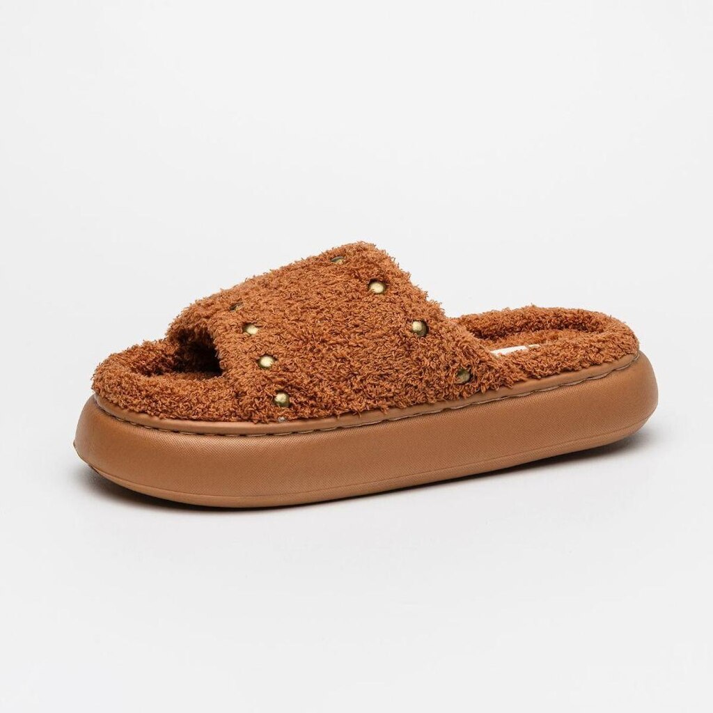Pantufa Flowfa Lana - MARROM