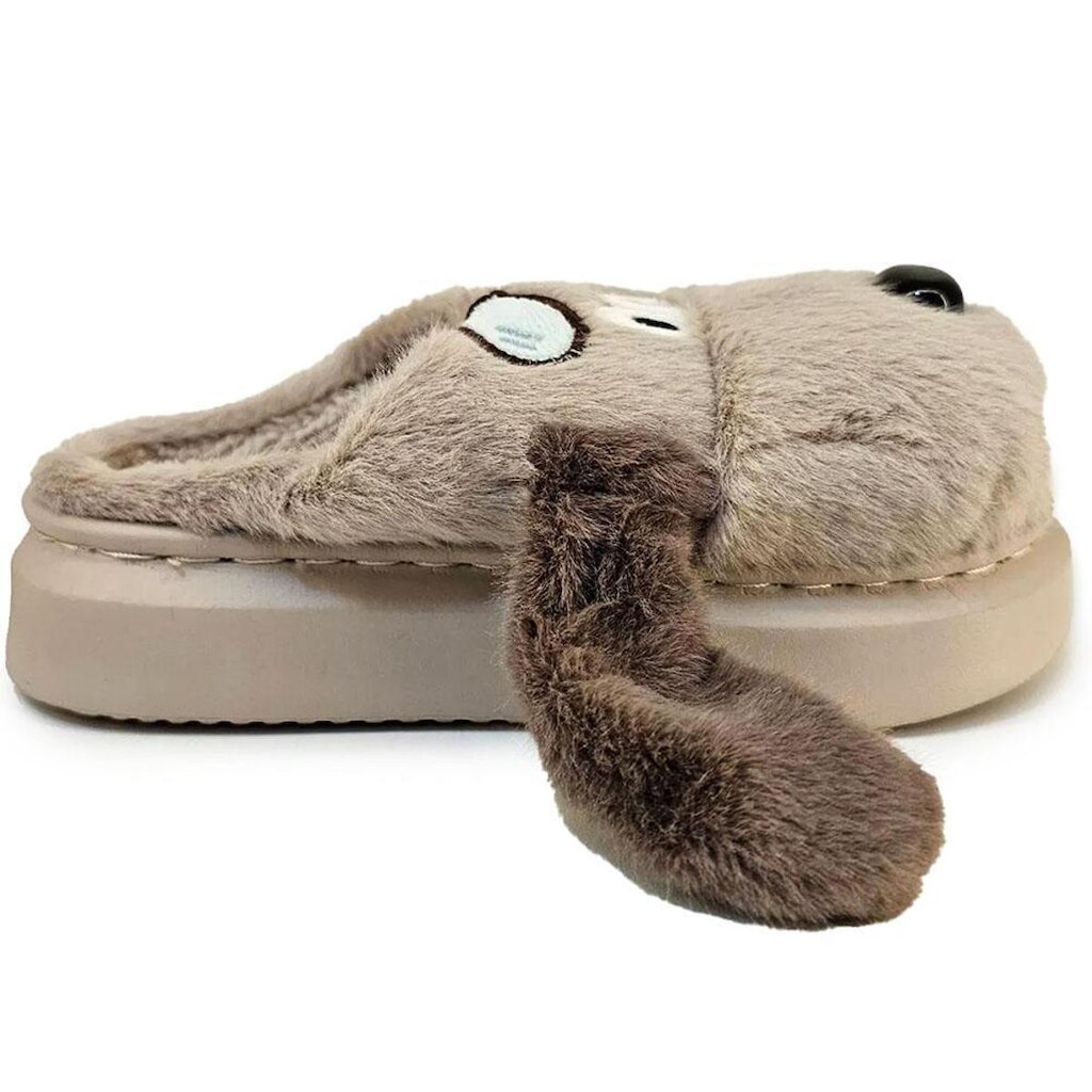 Pantufa Infantil Meninos Europa Dudu Marrom Claro - 8033