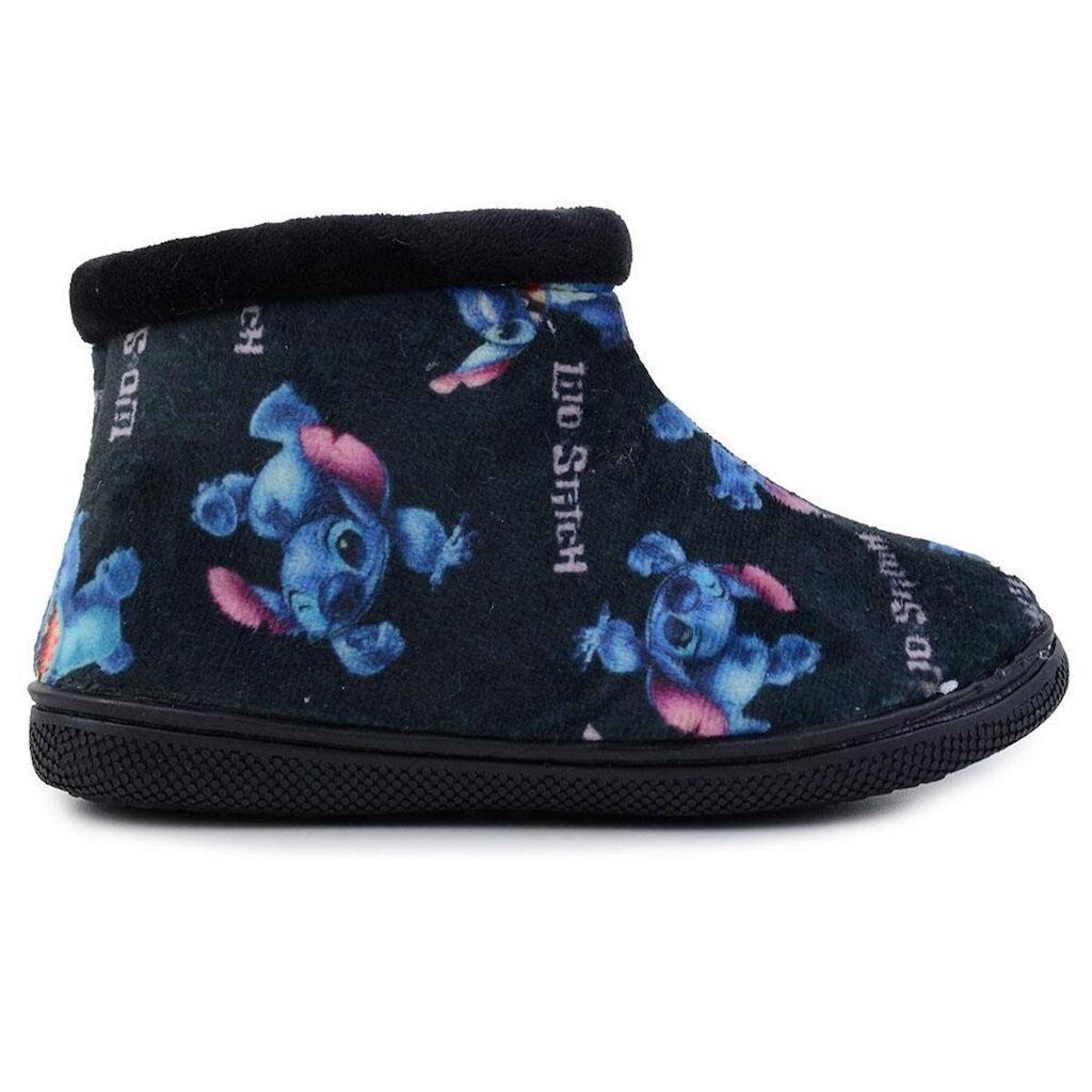 Pantufa Infantil Meninos Specht Stitch Preta - 1026