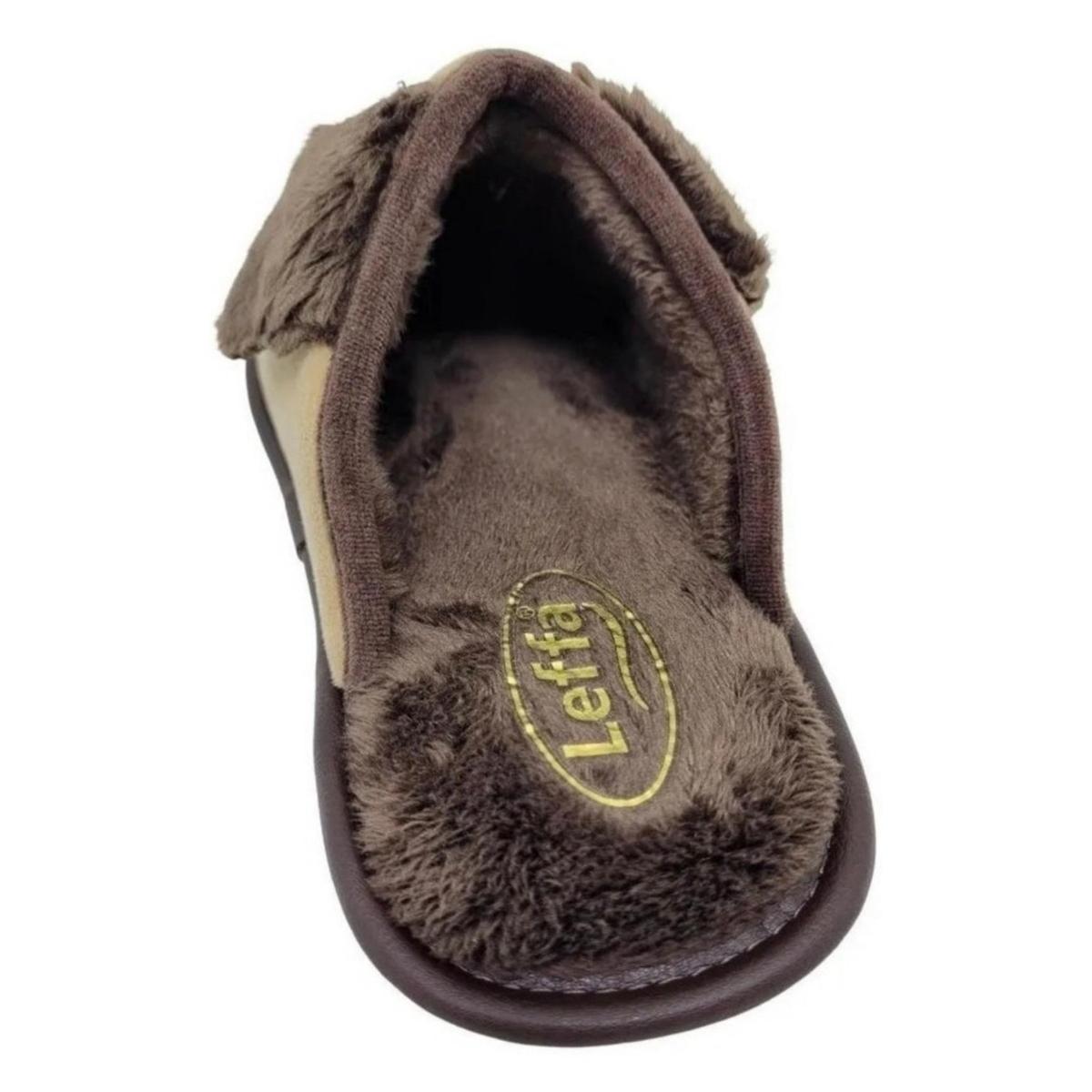 Pantufa Leffa Chinelo De Quarto Cachorro Dog Conforto 869 - Marrom ...
