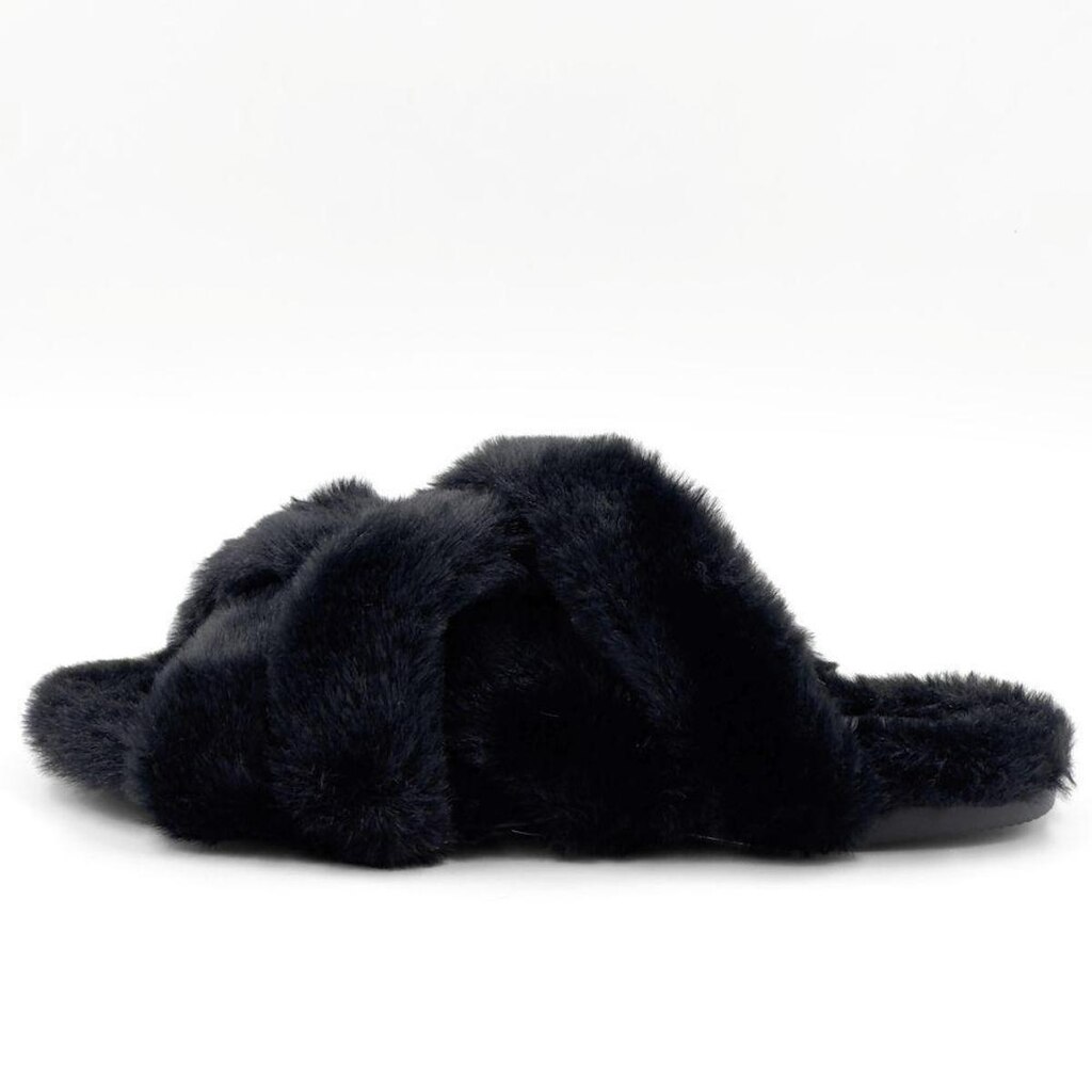 Pantufa Simô Agatha Slide em Pelo Feminina