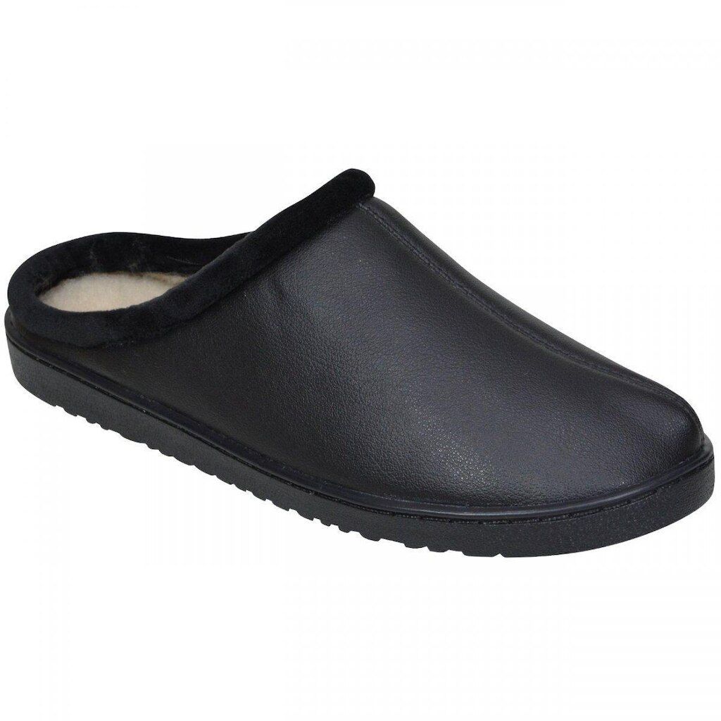 Pantufa Specht Adulto Mule Plush Preto - 1029