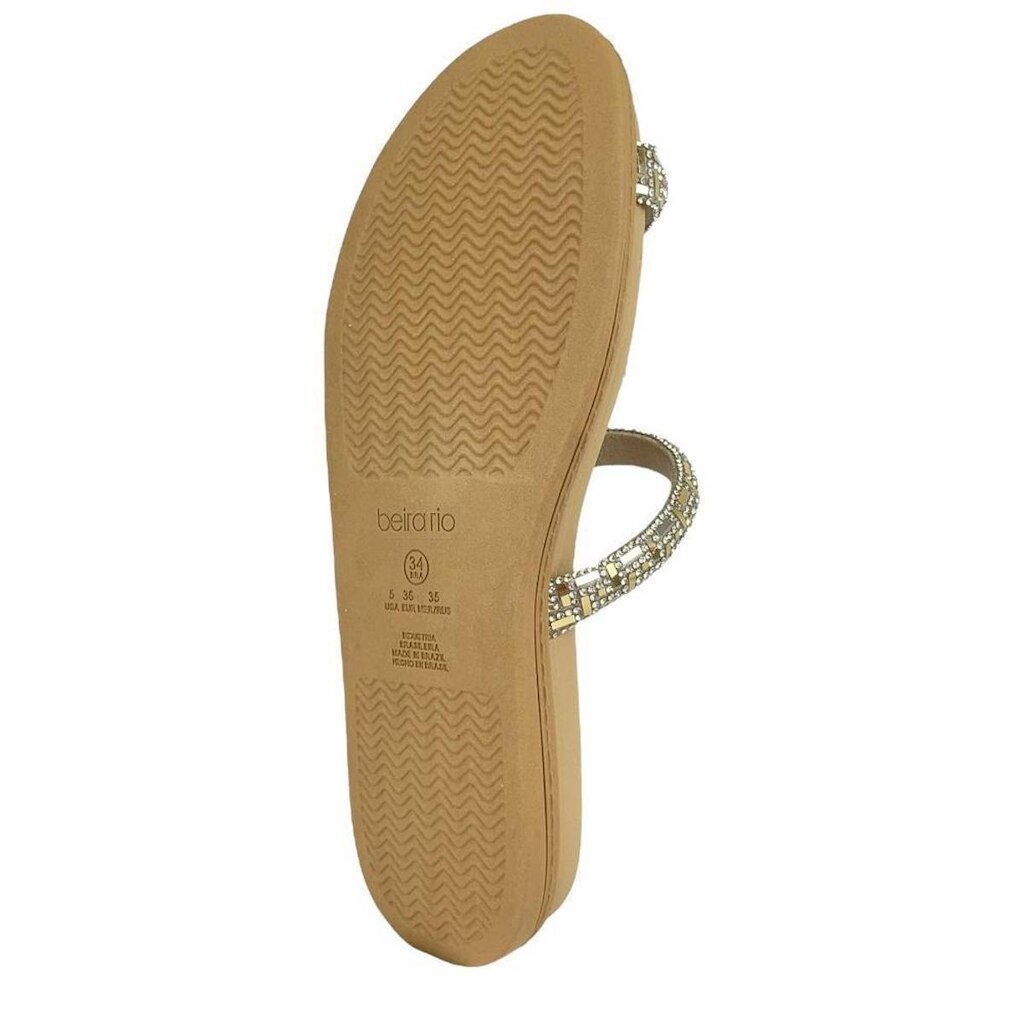 Papete Beira Rio Strass Adulto Feminino - 8488105