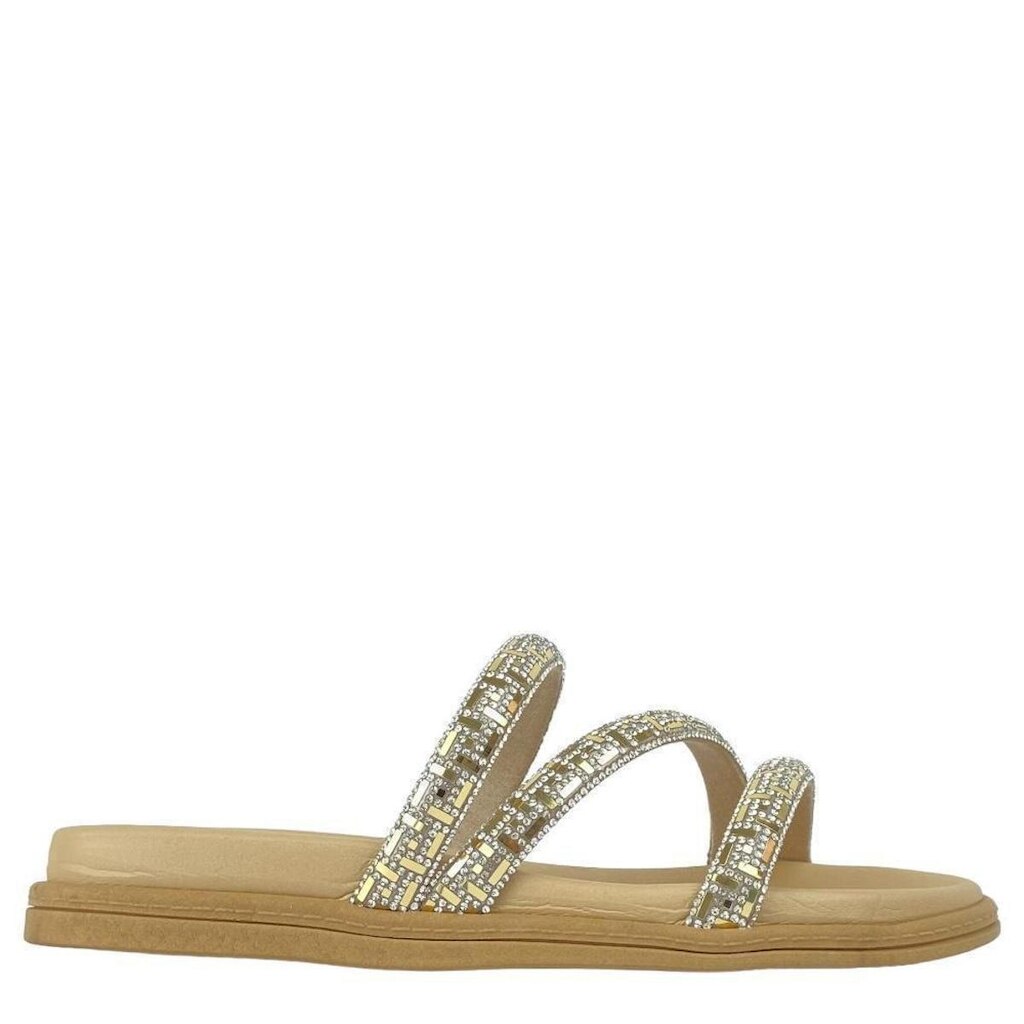 Papete Beira Rio Strass Adulto Feminino - 8488108