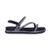 Papete Feminina Com Brilho Strass Casual Confortavel Bk200 - Preto